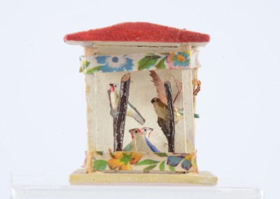 Lot 32 - An early 20th century Erzgebirge aviary