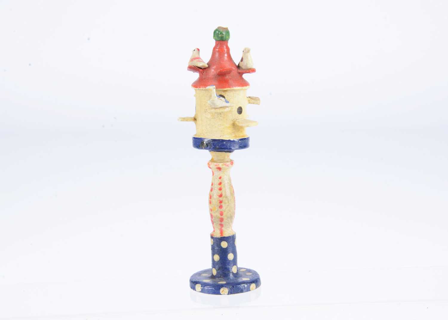 Lot 34 - A late 19th century Erzgebirge wooden dovecote