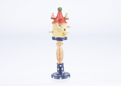 Lot 34 - A late 19th century Erzgebirge wooden dovecote