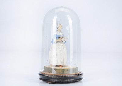 Lot 40 - An 19th century German figure of The Chocolate Girl after the painting by Jean-Etienne Liotard