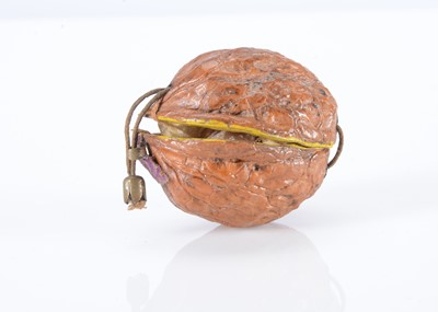 Lot 45 - An 19th century Frozen Charlotte in a walnut shell