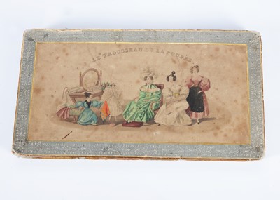 Lot 50 - A rare 1830s French paper doll ‘Le Trousseau de la Poupée’