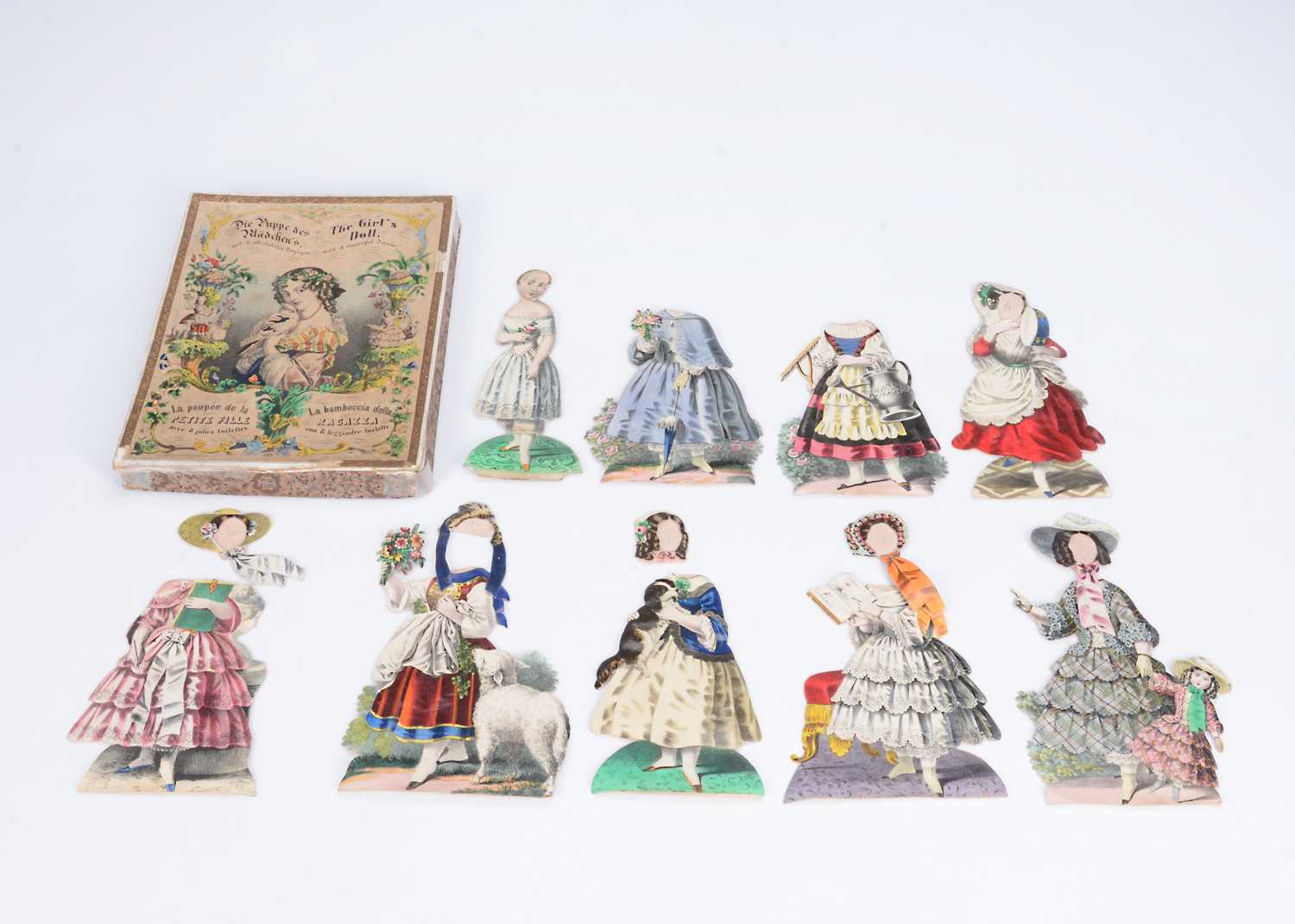 Lot 51 - A mid 19th century George Wolfgang Faber ‘Die Puppe des Madchen’s’ or ‘The Girl’s Doll’ paper doll