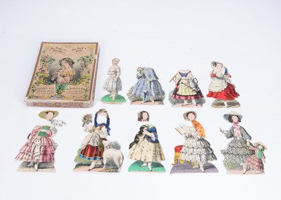 Lot 51 - A mid 19th century George Wolfgang Faber ‘Die Puppe des Madchen’s’ or ‘The Girl’s Doll’ paper doll
