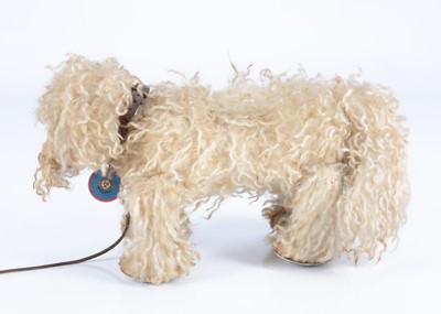 Lot 58 - A rare Bing Tripple-Trappel walking poodle, 1908 -1912