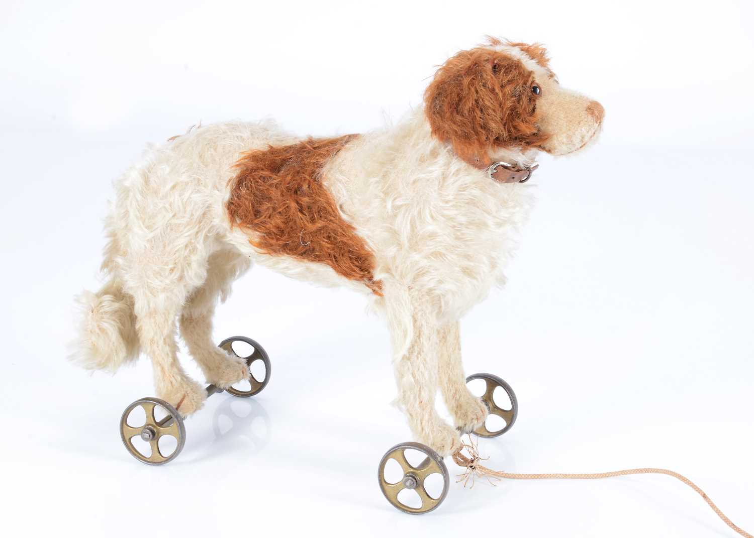 Lot 65 - A Steiff St. Bernard dog on wheels, circa 1911