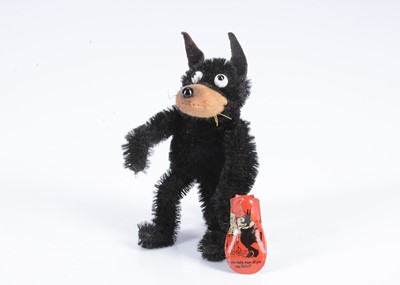 Lot 83 - A small British Felix the Cat soft toy, 1920s