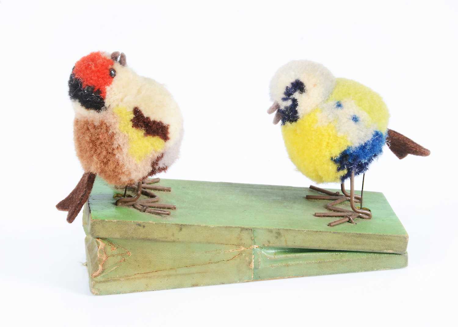 Lot 90 - A Steiff Chirp Couple squeak toy, 1930s