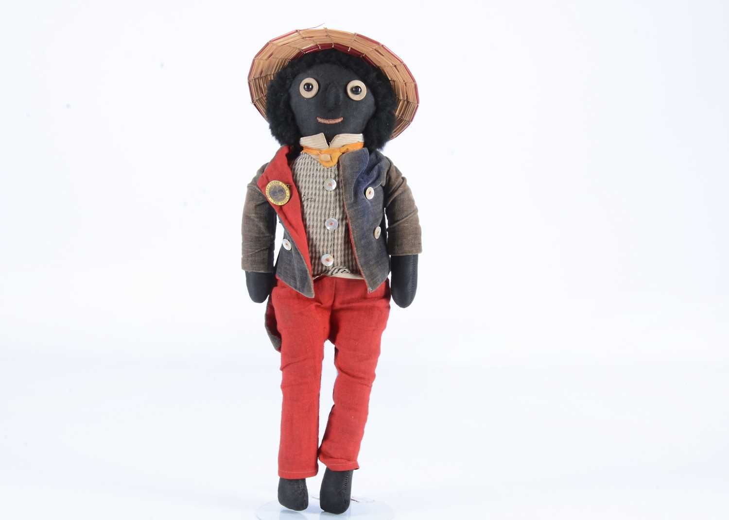 Lot 91 - An early Golly with nose, 1910-20s