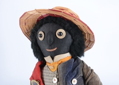 Lot 91 - An early Golly with nose, 1910-20s