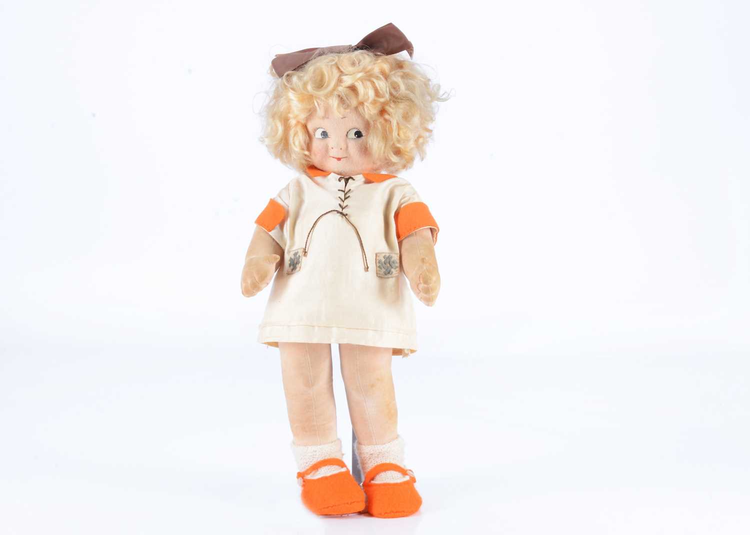 Lot 93 - A 1930s Chad Valley Mabel Lucie Attwell Bambina girl doll