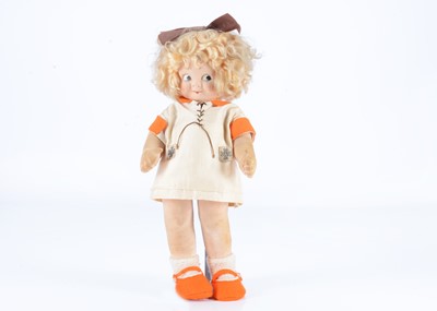 Lot 93 - A 1930s Chad Valley Mabel Lucie Attwell Bambina girl doll