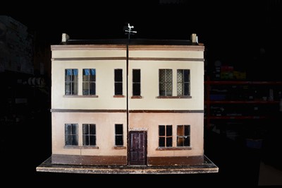 Lot 115 - Victoria House, a large second half of the 19th century English wooden dolls’ house