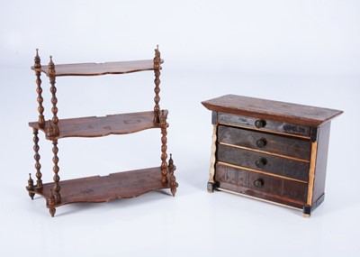 Lot 177 - Large scale dolls’ house furniture