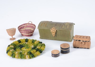 Lot 200 - A late 19th century sewing box