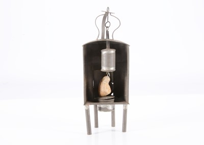 Lot 211 - A rare 19th century English tinplate Dutch oven with clockwork bottle jack