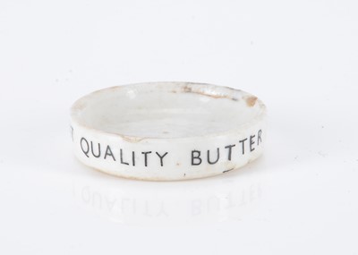Lot 233 - A rare late 19th or early 20th century dolls’ house dairy counter top butter display dish
