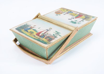 Lot 246 - An early 19th century card sewing box