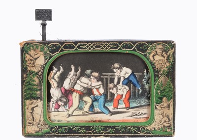 Lot 254 - A Milton Bradle of Springfield, Mass (USA) ‘Panorama of The Visit of Santa Claus to the Happy Children’, circa 1868