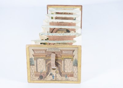Lot 255 - An 19th century Eisenbahn zwischen Liverpool und Manchester railroad peepshow