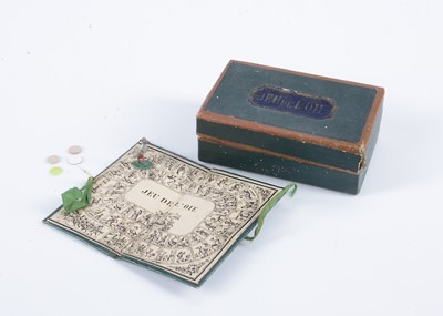 Lot 291 - A French fashion doll’s Jeu de L’Oie (Game of the Goose)
