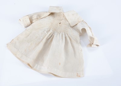Lot 298 - A rare 19th century English miniature cotton country smock