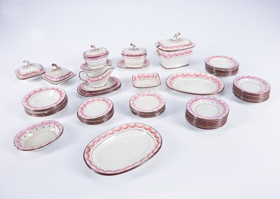 Lot 330 - An early 19th century pearlware dolls’ dinner service