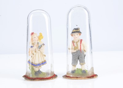 Lot 338 - Two late 19th century dough figures