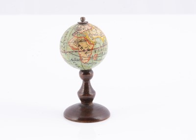 Lot 353 - A late 19th century German dolls’ house terrestrial globe