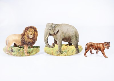 Lot 395 - Two Rapheal Tuck & Sons chromolithographic rocking wild animals