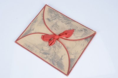 Lot 432 - An 19th century homemade writing set
