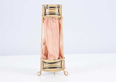 Lot 482 - An 19th century German painted tinplate dolls’ house shower