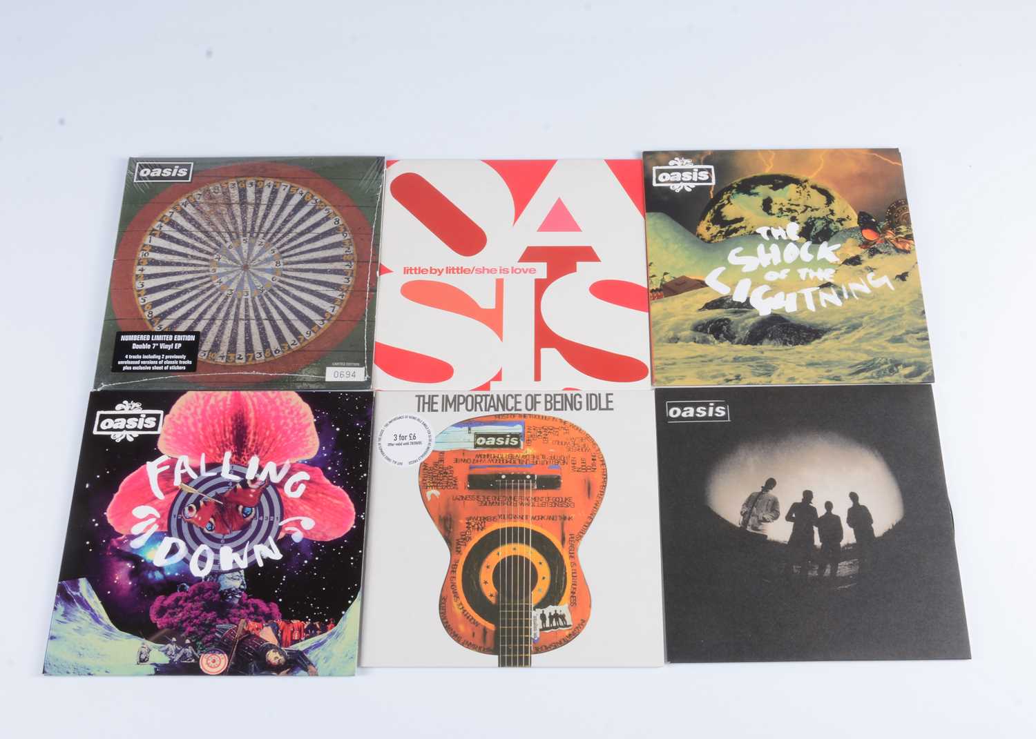 Lot 157 - Oasis 7" Singles