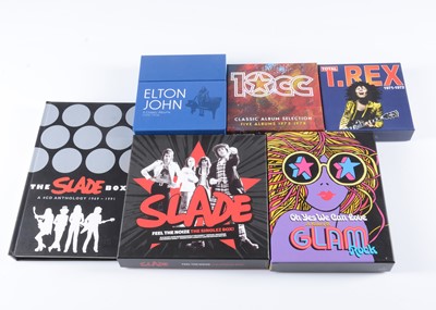 Lot 310 - Glam Rock CD Box Sets