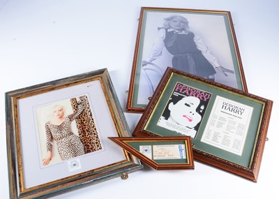 Lot 361 - Debbie Harry / Blondie memorabilia