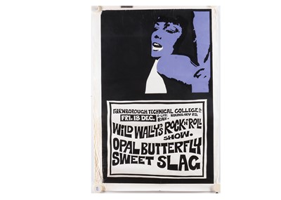 Lot 372 - Opal Butterfly / Hawkwind Concert Poster