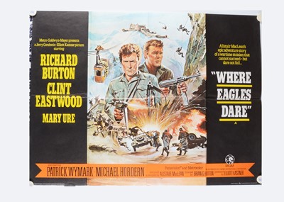 Lot 396 - Where Eagles Dare (1968) UK Quad poster