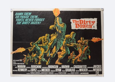 Lot 397 - The Dirty Dozen (1967) Quad Poster