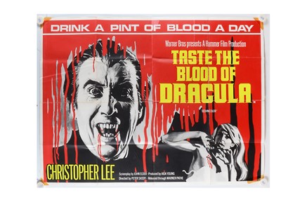 Lot 399 - Taste The Blood of Dracula (1969) UK Quad Poster