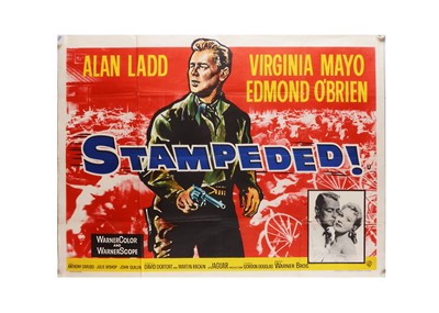 Lot 404 - Stampeded! (1957) UK Quad Poster