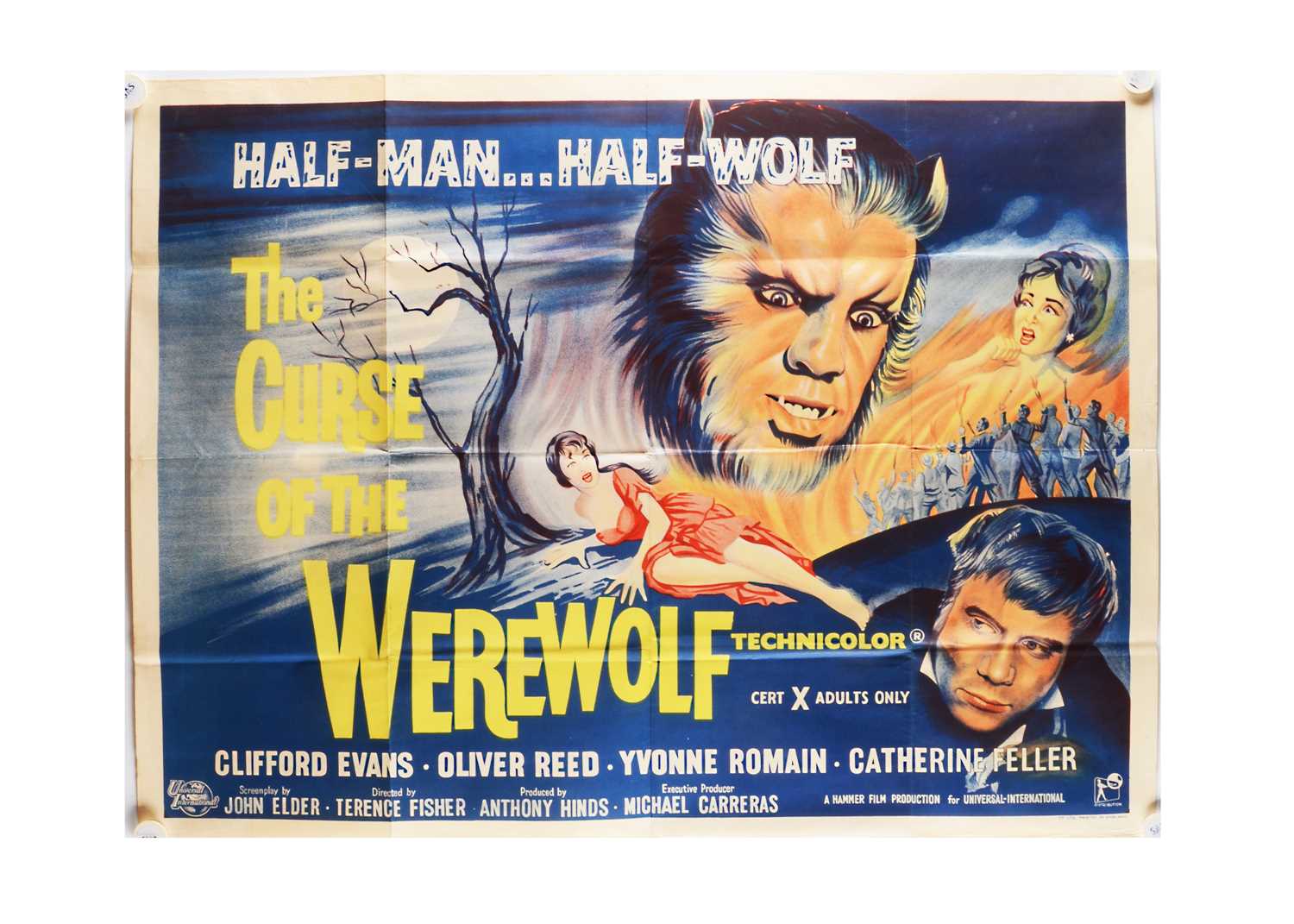 Lot 408 - The Curse Of The Werewolf (1960) UK Quad Poster