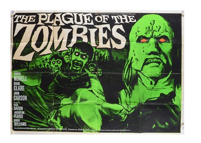 Lot 411 - The Plague Of The Zombies (1966) UK Quad Poster