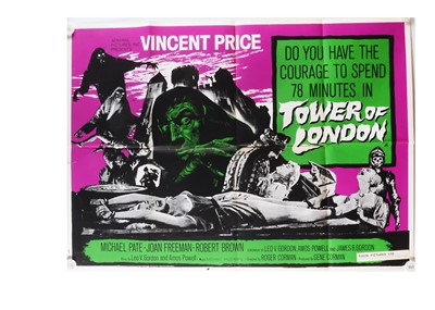 Lot 416 - The Tower Of London (1962) UK Quad Poster