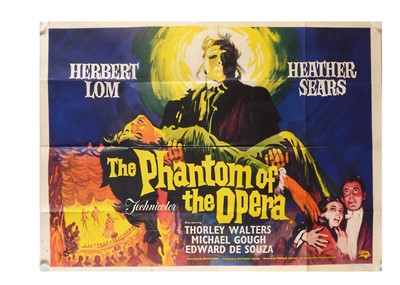 Lot 421 - The Phantom Of The Opera (1962) Quad Poster