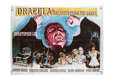 Lot 422 - Dracula Has Risen From The Grave (1968) UK Quad Poster