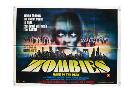 Lot 428 - Zombies - Dawn Of The Dead (1978) UK Quad Poster
