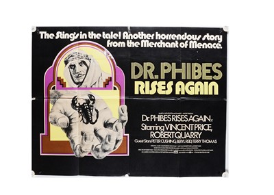 Lot 433 - Dr Phibes Rises Again (1972) UK Quad Poster