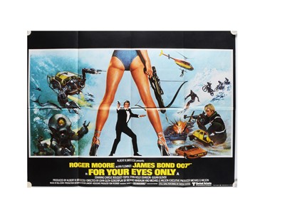 Lot 434 - For Your Eyes Only (1981) / James Bond Quad poster