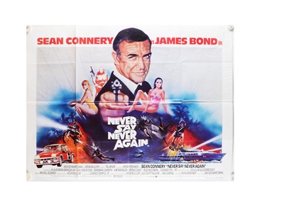 Lot 435 - Never Say Never Again (1983) James Bond / UK Quad poster