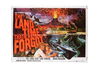 Lot 436 - The Land That Time Forgot (1974) UK Quad Poster